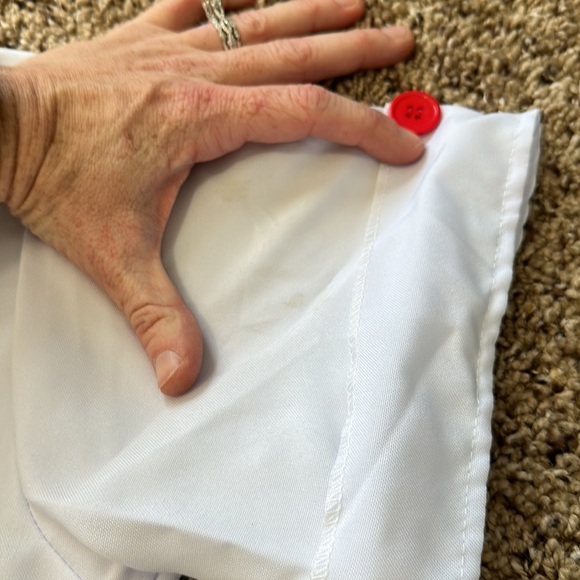 Hospital Honey Red/White Slutty Halloween Nurse Costume Medium - Picture 7 of 8